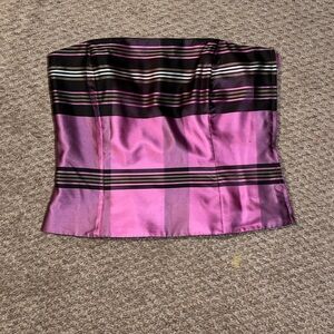 Women’s Black and Purple Vintage Top by AnnTaylor